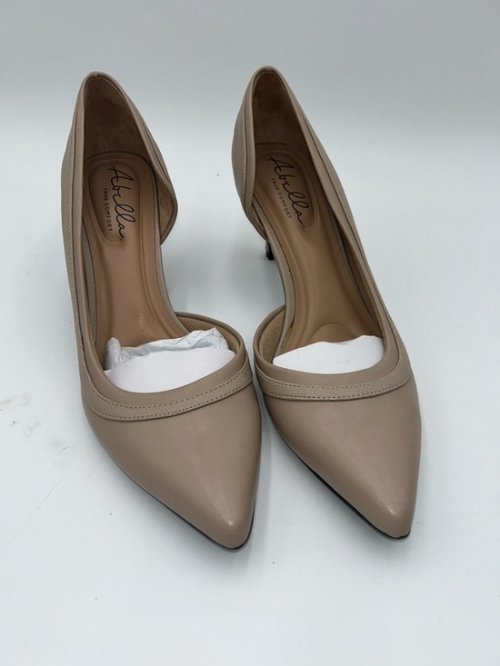 Abella Shoes - NWOT Abella "Satine" d'Orsay Women's Pointed Toe Kitten Heel Pumps in Beige 9.5M
